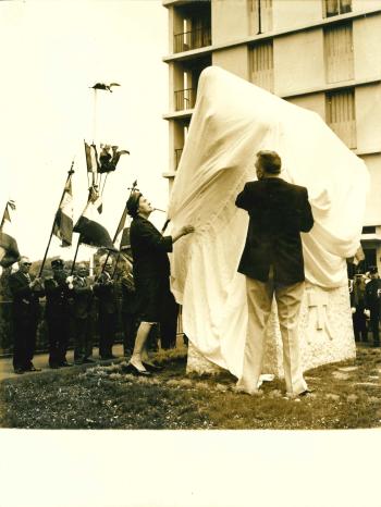 Inauguration du monument érigé à Caluire, 21 juin 1973