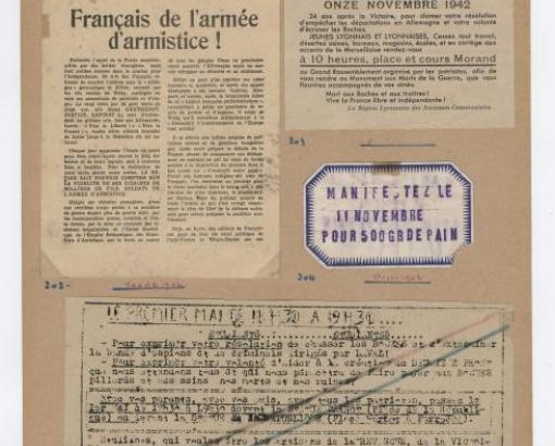 Tracts de Résistance © Photo et collection du CHRD, Ar. 1926