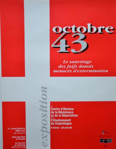 Affiche de l'exposition "Octobre 1943"