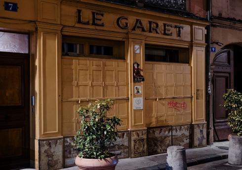 Devanture du restaurant Le Garet à Lyon © Photo Frederique Bellay