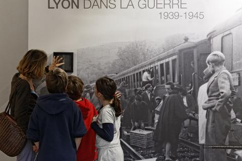 Lyon dans la guerre, 1939-1945 - Exposition permanente du CHRD © Photo Pierre Verrier, 2015