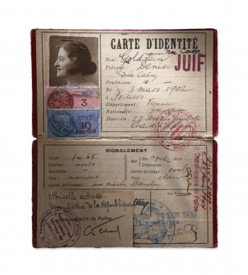 Denise Goldstein - Carte d'identité - CHRD Lyon ©PierreVerrier