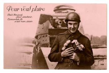 Carte Postale - Pour vous plaire - ©CHRD Lyon - Fonds Le Marec Bernard