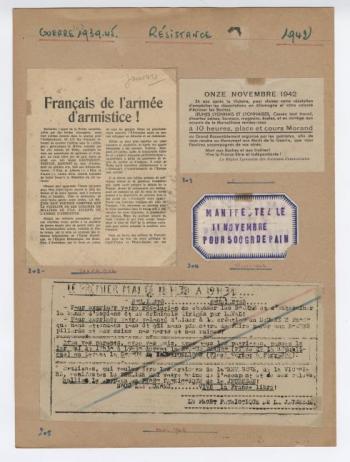 Tracts de Résistance © Photo Pierre Verrier - Collection du CHRD, Ar. 1926 