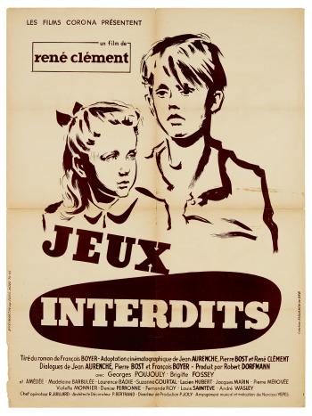 Affiche de "Jeux interdits", film de René Clément, Silver Films, 1952 - © Studiocanal