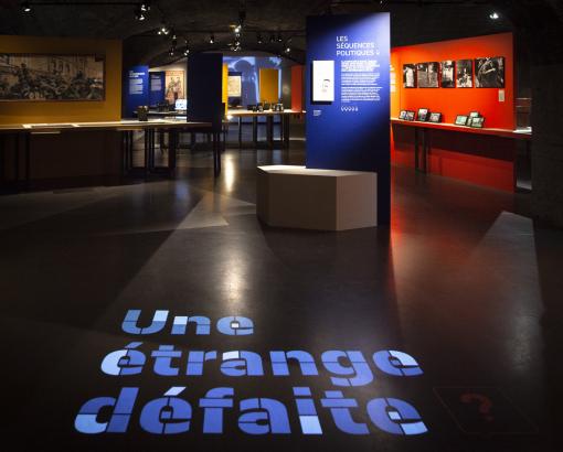 Exposition "Une étrange défaite ? Mai - juin 1940" en 2020 au CHRD - © Philippe Somnolet, 2020