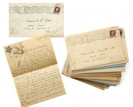 Lettres de Jeanne Toro à sa fille © Photo Pierre Verrier - Collection du CHRD, Ar. 1942