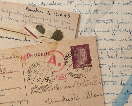 Lettres de Jean Latreille depuis Munich - Collection du CHRD, N° Inv. Ar. 2079 © Pierre Verrier