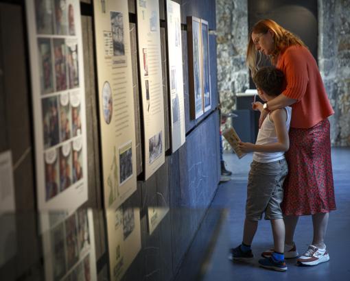 Exposition "les enfants de la résistance" présentée en 2022 au CHRD © Photo Philippe Somnolet, 2022