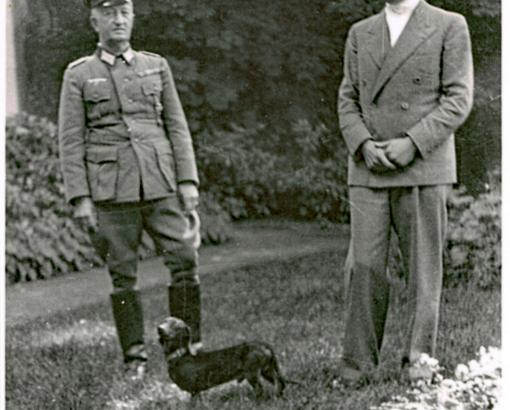 Jean Moulin et le major Von Gültlingen, Chartres, juillet 1940
