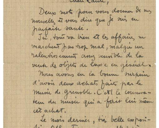 Dernière lettre à sa mère et à sa sœur, 17 juin 1943
