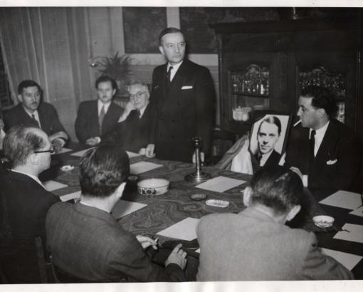 Hommage au fondateur du CNR, 27 mai 1945