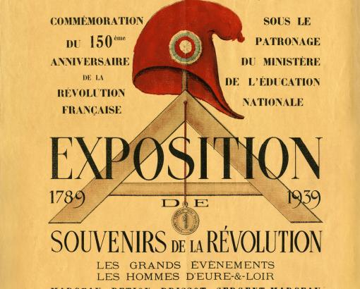 Affiche de l’exposition Souvenirs de la Révolution, 1939