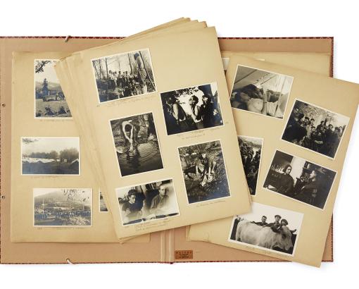 Photographies prises par René Basset aux Chantiers de la jeunesse. N° 2024.3.1