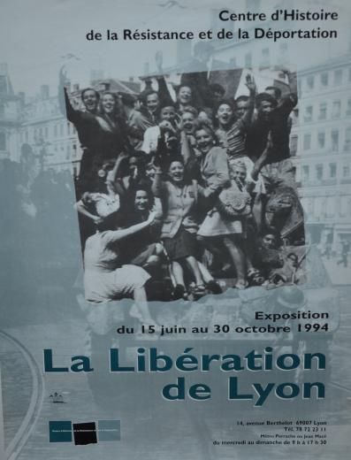 Affiche de l'exposition "La libération de Lyon"
