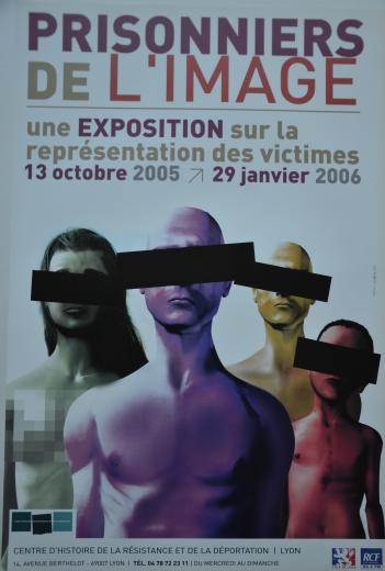 Affiche de l'exposition "prisonniers de l'image"