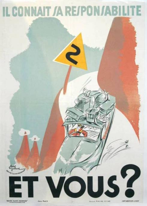 Il connait sa responsabilité, et vous ?, affiche de l'atelier Alain-Fournier © Photo Blaise Adilon - Collection du CHRD, A. 366