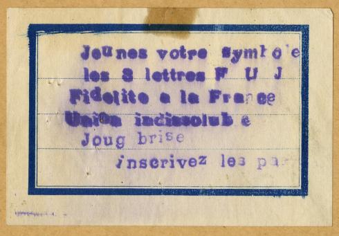 Papillon "Jeune" - Collection du © CHRD, N° Inv. Ar. 1926