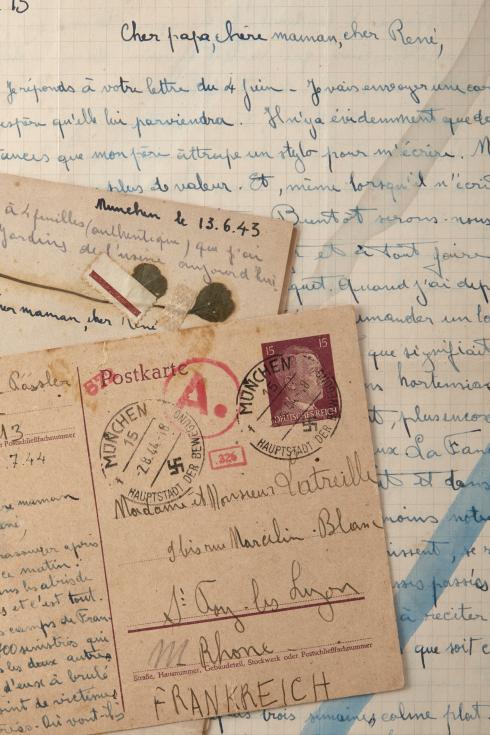 Lettres de Jean Latreille depuis Munich - Collection du CHRD, N° Inv. Ar. 2079 © Pierre Verrier