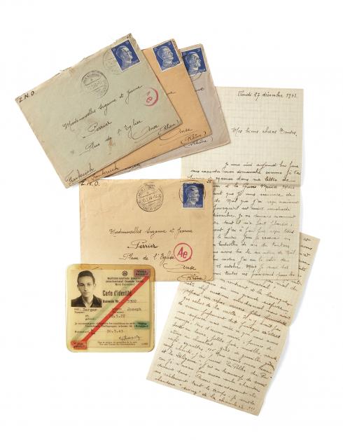 Lettres de Jean Latreille - Collection du CHRD, N° Inv. Ar. 2079 © Pierre Verrier