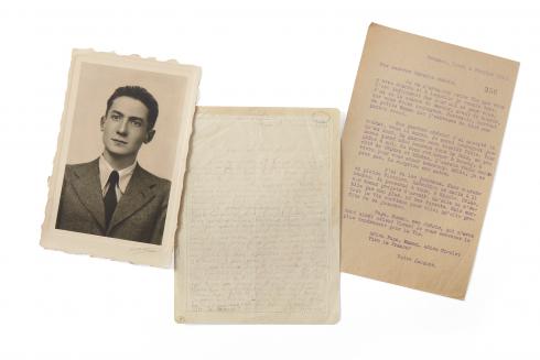 Dernière lettre de Jacques Baudry, écrite à la prison de Fresnes, 8 février 1943 - Collection du Musée de la Résistance nationale de Champigny-sur-Marne © Pierre Verrier 