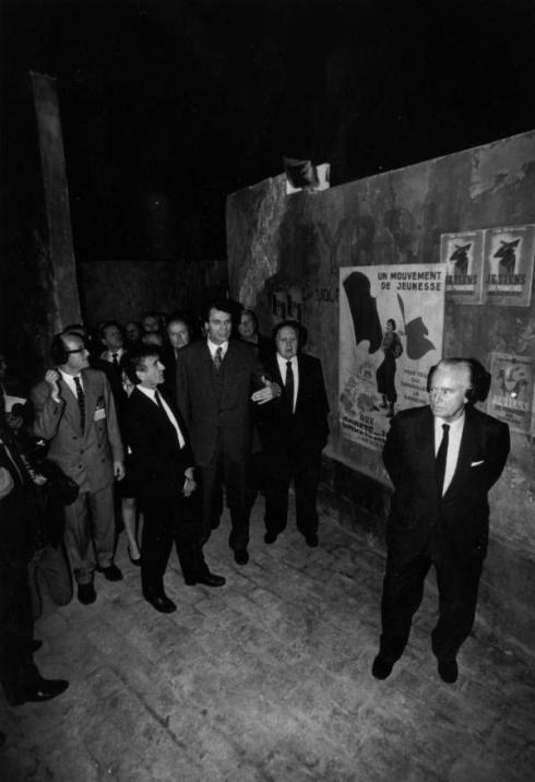 Inauguration du CHRD le 15 octobre 1992, en présence de Michel Noir et de Jacques Chaban-Delmas © Bibliothèque municipale de Lyon - Marcos Quinones