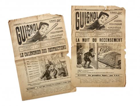 "Guignol" ,Une des 5 et 12 avril 1940 © Photo Pierre Verrier - Collections du CHRD, Ar. 2077-11