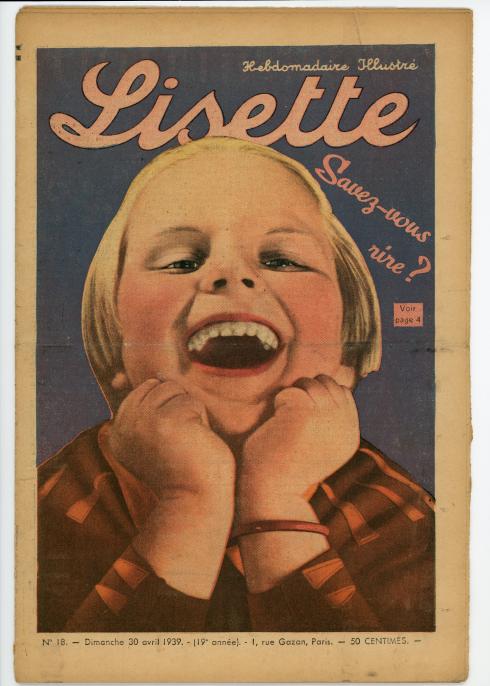 Lisette, n° 18, 30 avril 1939, hebdomadaire illustré, éditions de Montsouris, Paris © Photo et collection du CHRD, Ar. 2239