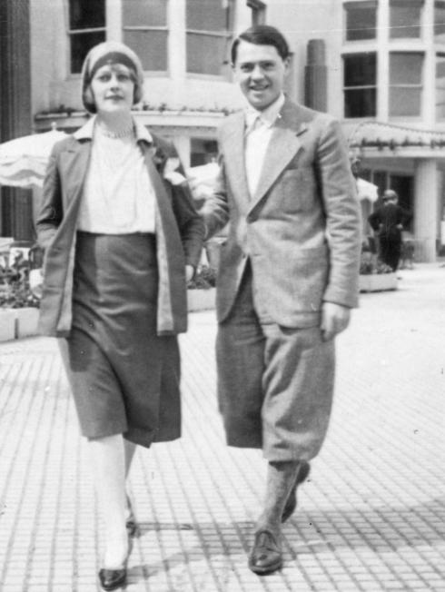 Marguerite Cerruty et Jean Moulin, vers 1927 