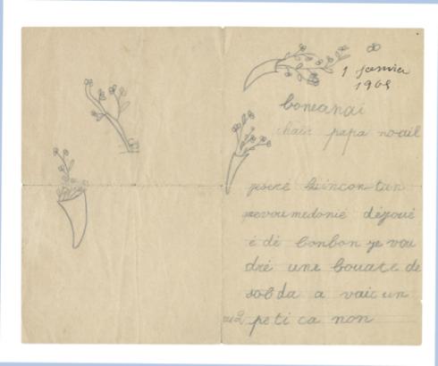 Lettre au Père Noël, 1905 