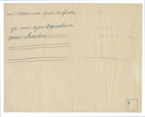 Lettre au Père Noël, 1905 