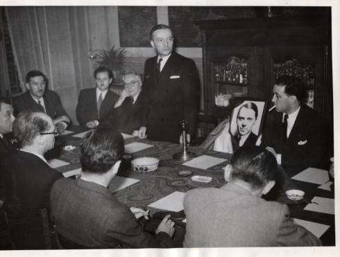 Hommage au fondateur du CNR, 27 mai 1945