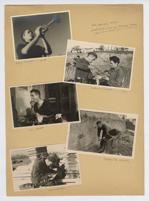 Photographies prises par René Basset aux Chantiers de la jeunesse