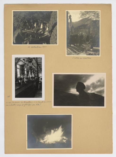 Photographies prises par René Basset aux Chantiers de la jeunesse
