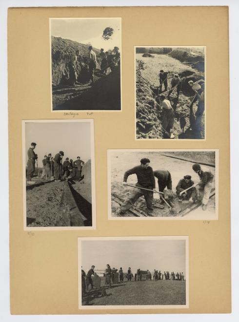 Photographies prises par René Basset aux Chantiers de la jeunesse