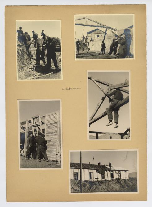 Photographies prises par René Basset aux Chantiers de la jeunesse