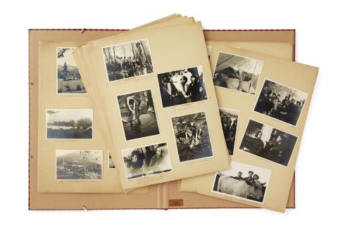 Photographies prises par René Basset aux Chantiers de la jeunesse. N° 2024.3.1