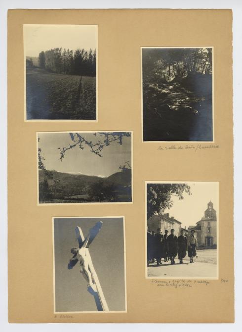 Photographies prises par René Basset aux Chantiers de la jeunesse