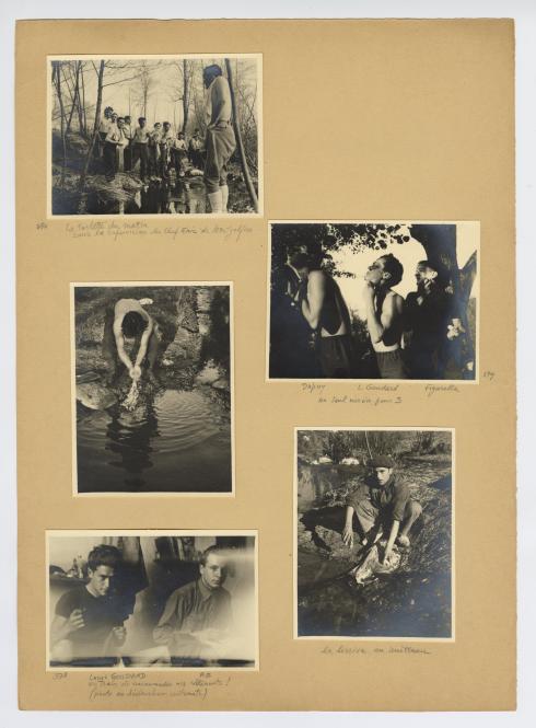 Photographies prises par René Basset aux Chantiers de la jeunesse