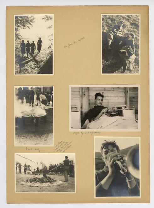 Photographies prises par René Basset aux Chantiers de la jeunesse