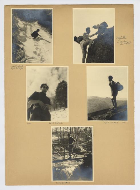 Photographies prises par René Basset aux Chantiers de la jeunesse