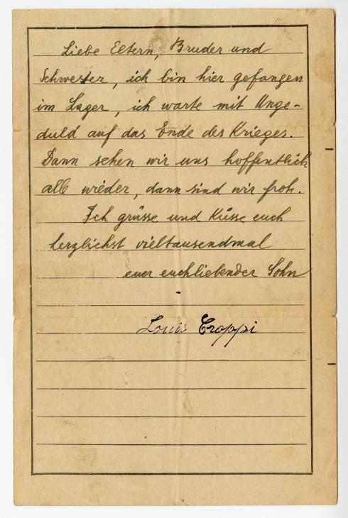 Lettre du 13 février 1944