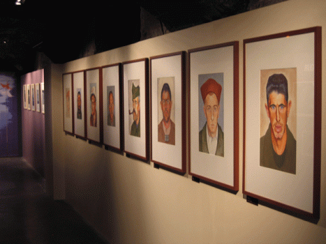 Exposition "Prisonniers de guerre" en 2008 au © CHRD