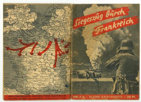 Siegeszüg dürch Frankreich, Berlin Zentralverlag der NSDAP, 1940 - Collection du CHRD, Fonds Bernard Le Marec, N° Inv. Ar. 2077