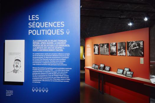 Exposition "Une étrange défaite ? Mai - juin 1940" en 2020 au CHRD - © Pierre Verrier, 2020