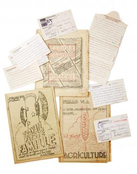 Journaux composés dans les camps – Collection du CHRD, fonds Aimé Guyat, N° Inv. Ar. 1809 © Pierre Verrier