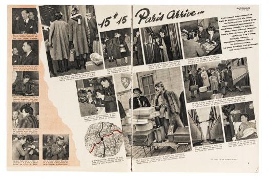 Double page de la revue "Marie-Claire" du 1er avril 1942 - © Pierre Verrier