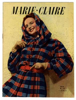 Couverture de la revue "Marie-Claire" de janvier 1944 - © Pierre Verrier