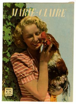 Couverture de la revue "Marie-Claire" de juillet 1944 - © Pierre Verrier