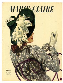 Couverture de la revue "Marie-Claire" de mai 1944 - © Pierre Verrier